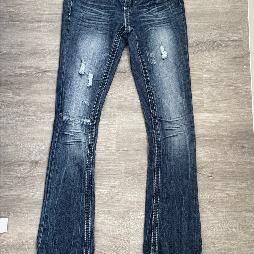 Almost Famous Blue Boot Cut Jeans - Picture 3 of 4